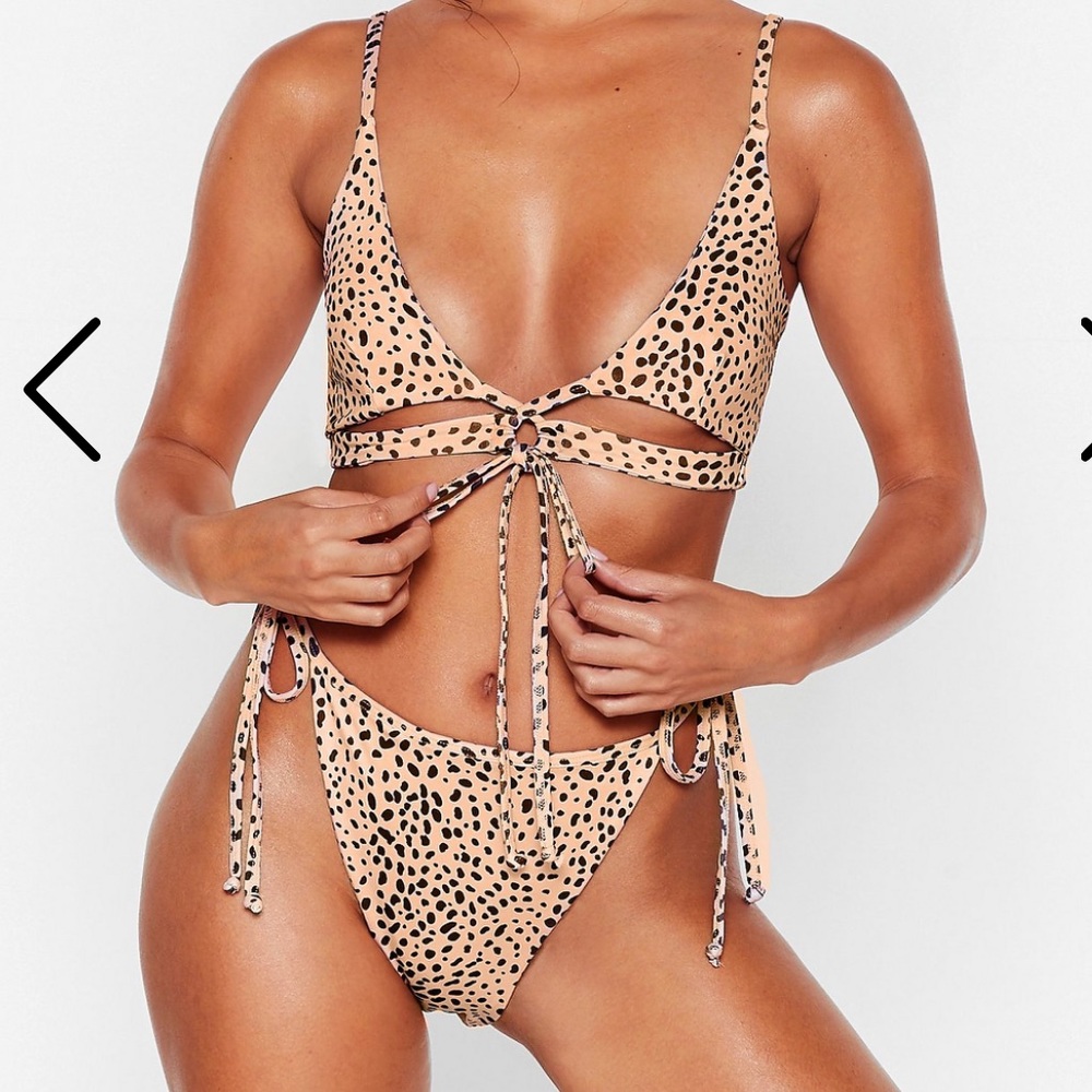 Nasty Gal- animal print bikini